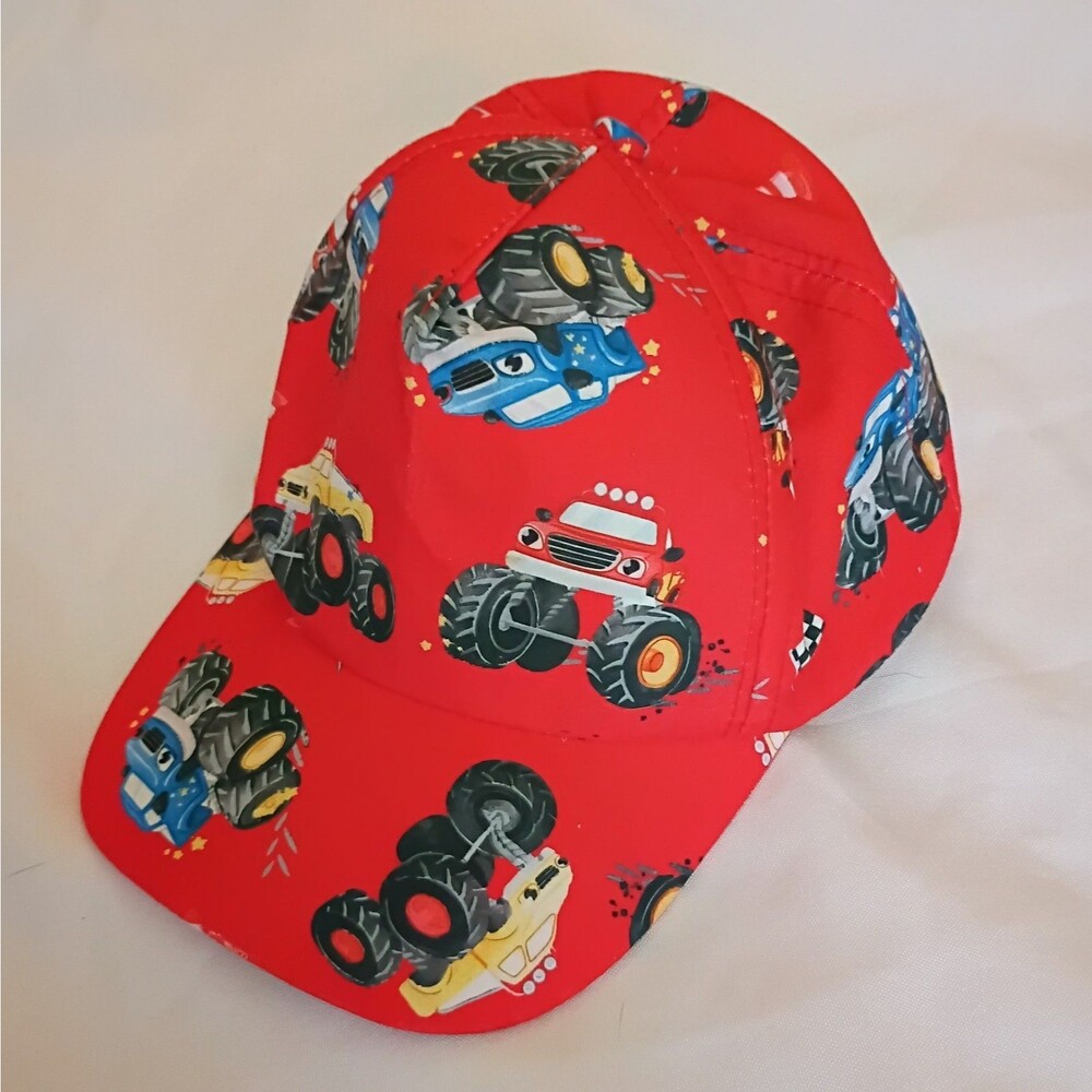 Red Blaze and the Monster Machines Adjustable Strapback Cap Hat sz One Size Kids